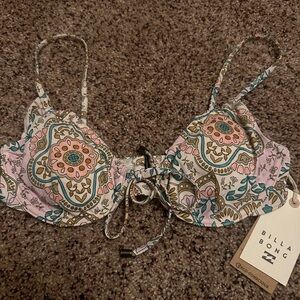 Billabong Pastel Floral Bikini Top